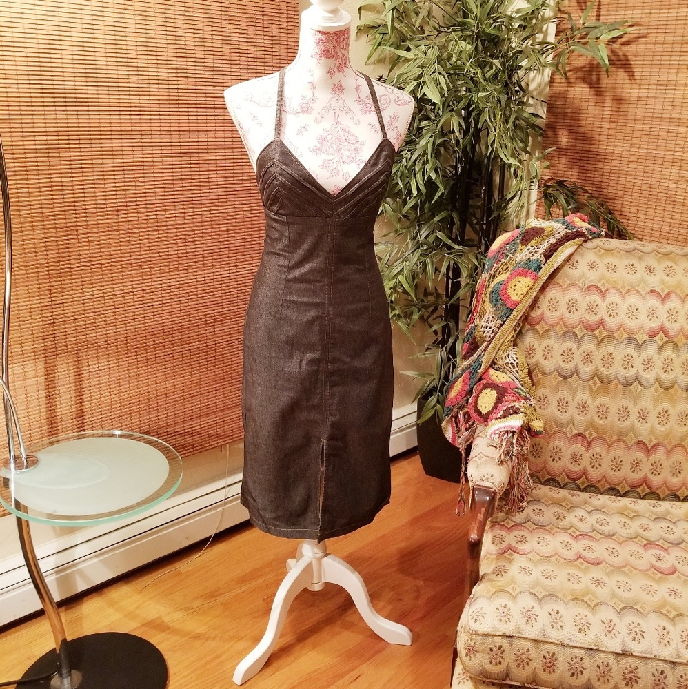 Denim dress by Mango